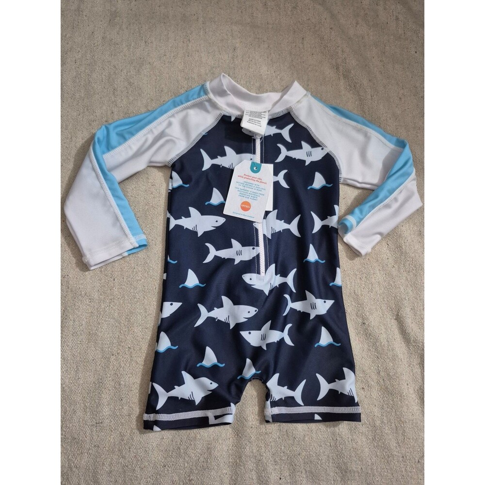 Moki sea boys swimsuit rashgaurd size 0-6 months new with tags